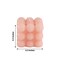 2 Unscented Paraffin Wax CANDLES Bubble Cube